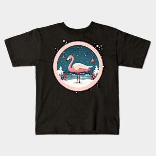 Flamingo Flock Sunset, Love Flamingos Kids T-Shirt